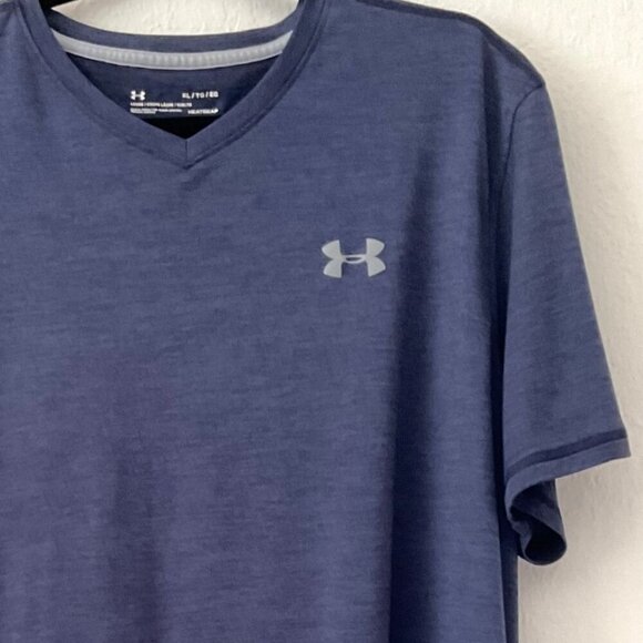 UNDER ARMOUR LOOSE FIT HEAT GEAR SHIRT NAVY XL - Picture 3 of 9